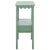 Heaven Scalloped Low Drawer Accent Table in Sage Green For Sale - Image 9 of 10