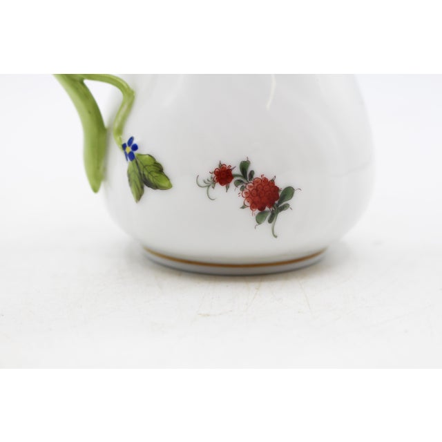 Vintage Herend Printemps Pattern Porcelain Cream Jug For Sale - Image 9 of 11