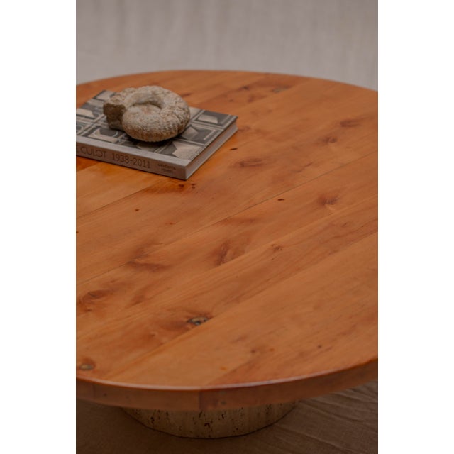 Large French Brutalist Coffee Table, 1960s For Sale - Image 9 of 10