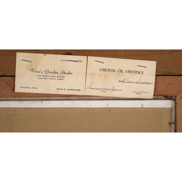 Green "Summer Time" - Forest Landscape by Veva Sisemore For Sale - Image 8 of 9