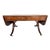 Antique English Regency Drop Leaf Mahogany Partner's Desk/ Sofa Table For Sale