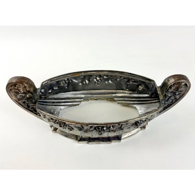 Art Deco French Silver-Plated Jardiniere, 1920s For Sale - Image 11 of 12
