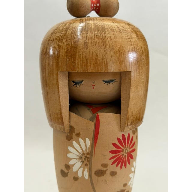 Vintage Japanese Sosaku Creative Kokeshi Doll For Sale - Image 10 of 16