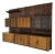 Rosewood Wall Unit by Kai Kristiansen for Feldballes Mobelfabrik, Denmark, 1950s For Sale