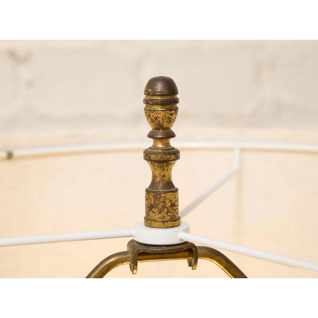 Metal Mid 20th Century Brutalist Steel Table Lamps With Sculptural Geometric Bases - a Pair For Sale - Image 7 of 12
