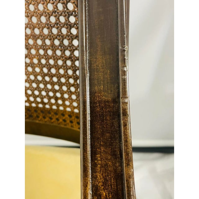 Set of 8 Rose Tarlow Solid Wood & Cane Back Armchairs, Made in Los Angeles, Usa For Sale - Image 17 of 18