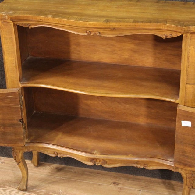 Venetian Sideboard in Walnut, Burl, Beech and Maple, 1950s For Sale - Image 9 of 13