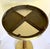 Mid-Century Modern Walnut, Brushed Gold & Cast Iron Smoking Stand Pedestal Table For Sale - Image 10 of 13