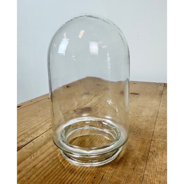 White Vintage White Porcelain and Glass Ceiling Light, 1970s For Sale - Image 8 of 13