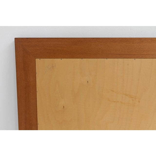 Large Mid-Century Modern Rosewood Mirror, Denmark, 1970s For Sale - Image 11 of 18