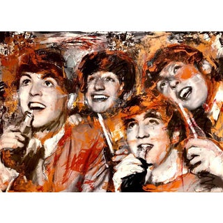 Ivana Burello, The Beatles, 2020, Mixed Media Artwork For Sale