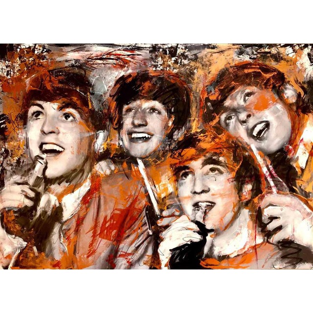 Ivana Burello, The Beatles, 2020, Mixed Media Artwork For Sale