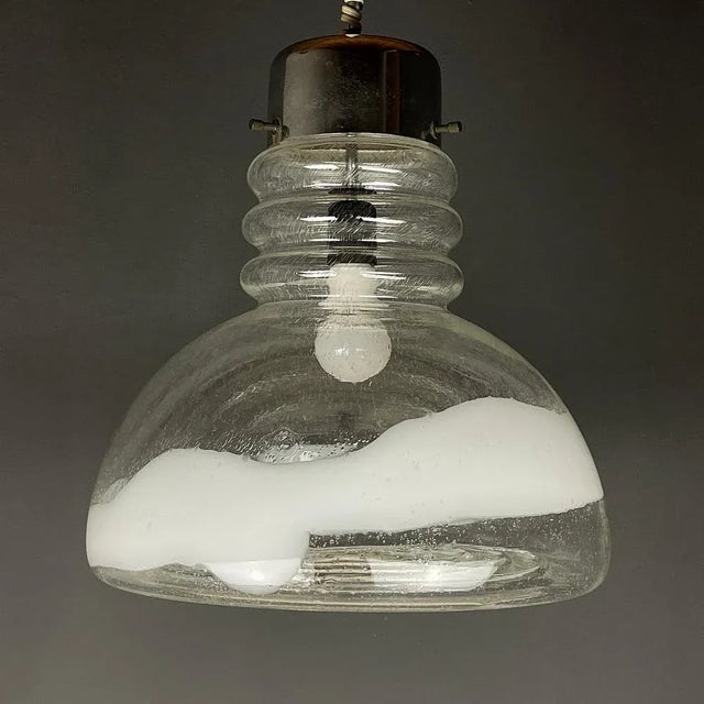 Murano Glass Pendant Lamp, Italy, 1960s For Sale - Image 6 of 13