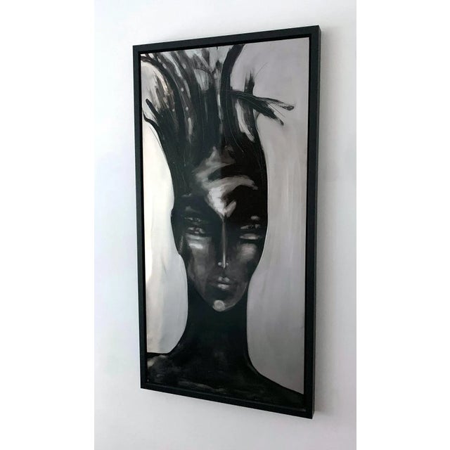 Modern Framed Contemporary Painting by Marie-Josée Roy For Sale - Image 3 of 12