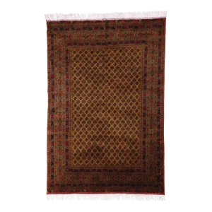 Vintage Turkoman Afghan Rug - 06'05 X 09'06