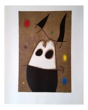 After Miro, Femme et oiseau, Plate from Femmes, 1965, Lithograph