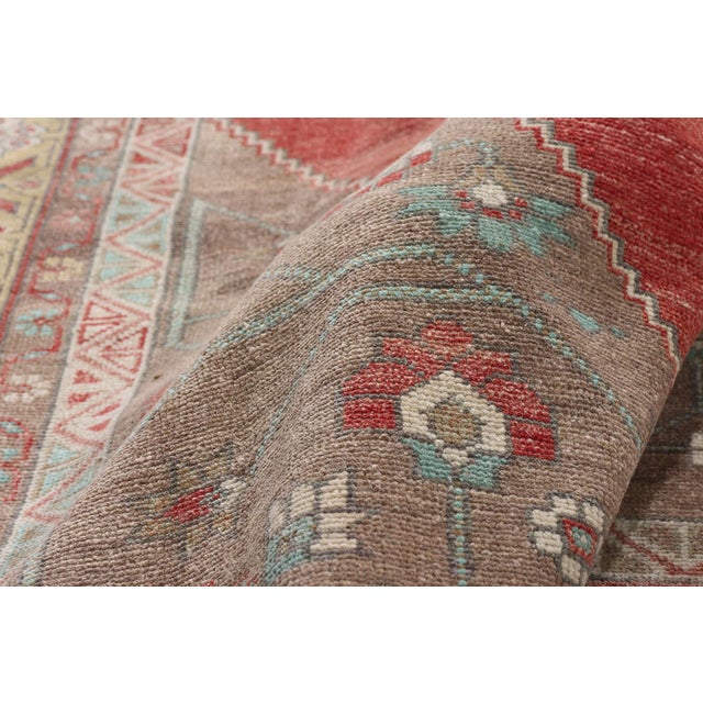 Vintage Turkish Oushak Rug, 06'07 X 11'07 For Sale In Dallas - Image 6 of 10