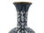 Royal Blue Chinese Cloisonne Turquoise & Cobalt Blue Enamel Flower Small Brass Vase For Sale - Image 8 of 10