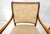 Beige Pair of Regency Style Carved Open Arm Fireside Lounge Chairs For Sale - Image 8 of 12