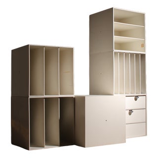 Palaset Modular Storage System by Ristomatti Ratia for Treston, Finland, 1970s, Set of 6 For Sale