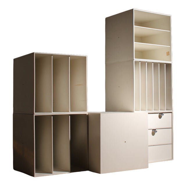 Palaset Modular Storage System by Ristomatti Ratia for Treston, Finland, 1970s, Set of 6 For Sale