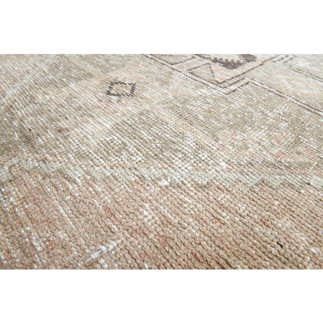 1970s 1970s Vintage Turkish Handmade Wool Cotton Runner Rug For Sale - Image 5 of 11