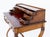 Regency Revival Bonheur Du Jour Desk in Mahogany, 1920s For Sale - Image 9 of 11