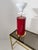 Italian Ruby Red Glazed Ceramic and Brass Twin Table Lamps, 1970s, Set of 2 For Sale - Image 15 of 18