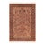 Shabby Chic Floral 1990's Pak-Persian Taupe/Blue Wool Rug - 6'0'' X 9'2'' For Sale