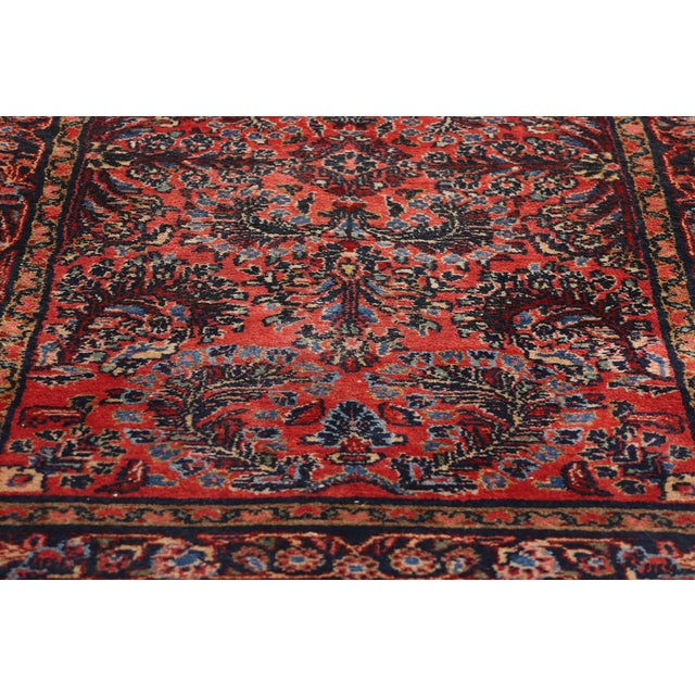 Early 20th Century Antique Persian Hussainabad Hamadan Rug - 02'08 X 04'03 For Sale - Image 5 of 9