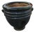 Moroccan Handcrafted Pottery Planter / Deep Green For Sale