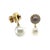 White Paspaley 18ct Yellow Gold Muse Pearl, Rose Quartz & Diamond Earrings 0.64ct 15.27g, A Pair For Sale - Image 8 of 10