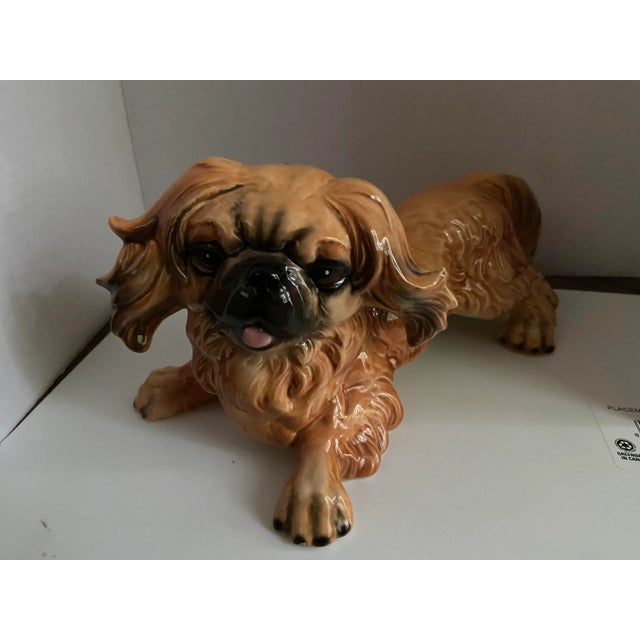 Goebel Pekingese Dog Figurine West Germany Large The detail makes the statue look so real Amazing vibrant colors Stamped...