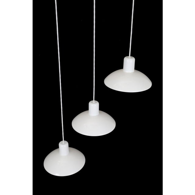 Mid-Century Modern Modern Danish Pendant Lamps by E.S. Horn, 1970s, Set of 3 For Sale - Image 3 of 12