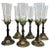 Art Nouveau Model 4910 No 5 Champagne Glasses by Kaizerzinn, Germany, 1930s, Set of 6 For Sale - Image 12 of 12