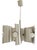 Vintage Space Age Hanging Light in Aluminium by Polam Bielsko, 1970 For Sale