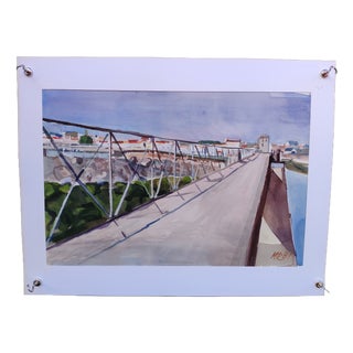 Michel Roubille, L'Île d'Yeu, 1981, Watercolor For Sale