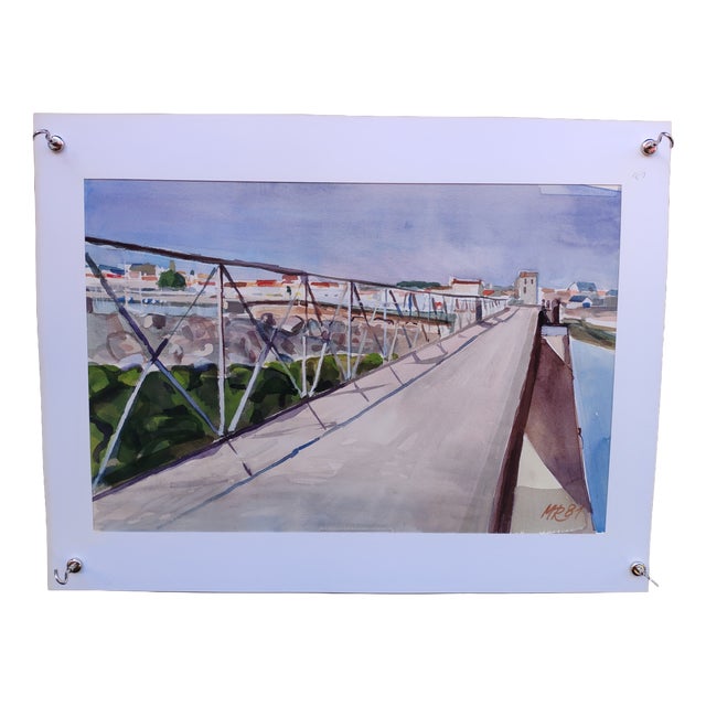 Michel Roubille, L'Île d'Yeu, 1981, Watercolor For Sale