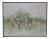 Blue 1950s Bradford Burton Mid-Century Modern Abstract Landscape Oil Painting For Sale - Image 8 of 8