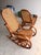 Wood Vintage Bentwood Cane Rockers | Art Nouveau / Victorian Conservatory Style | Pair For Sale - Image 7 of 9