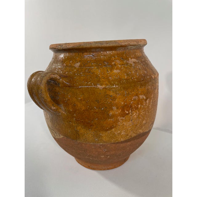 19th Century Antique 19th Century French Glazed Earthenware Confit Pot Jar For Sale - Image 5 of 18
