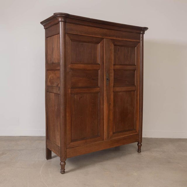 19th Century French Wood Wardrobe For Sale - Image 4 of 18