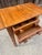 19th Century Antique Flame Mahogany Drop-Leaf Work Table With Rope Twist Legs, C. 1840-1860 For Sale - Image 5 of 11