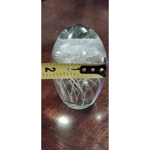 Murano Hand Blown Jelly Fish Vintage Paperweight For Sale In Columbus, GA - Image 6 of 8