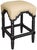 This opulent stool features a plethora of luxe details including ornate bobbin-turned legs and stretchers, and a soft...