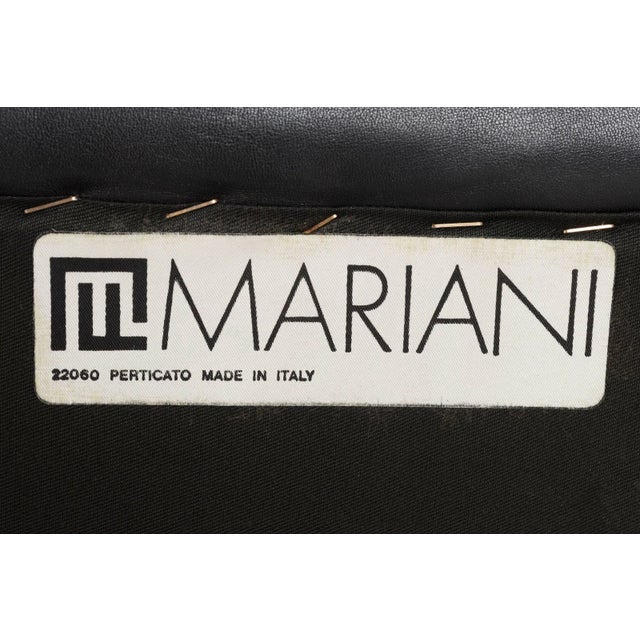 Frank Mariani Leather Desk Chair For Sale - Image 9 of 11