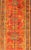 Tribal Red and Light Blue Wide Antique Turkish Oushak Gallery Runner For Sale - Image 3 of 18