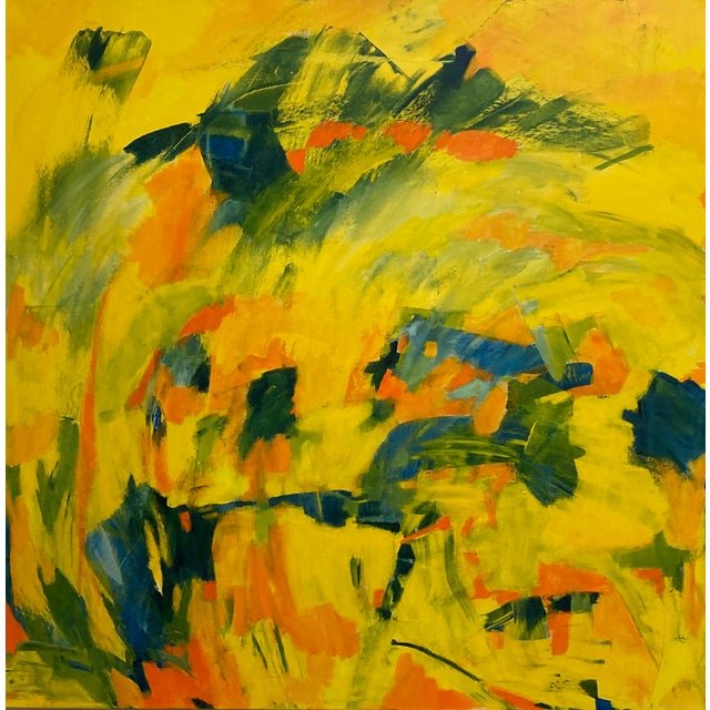 "On the Move Again" Contemporary Original Abstract Expressionist Acrylic Painting by Nicki Beiderman For Sale
