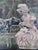 Woman with Dogs in a Garden, 1880s, Oil Painting on Canvas, Framed For Sale - Image 4 of 17