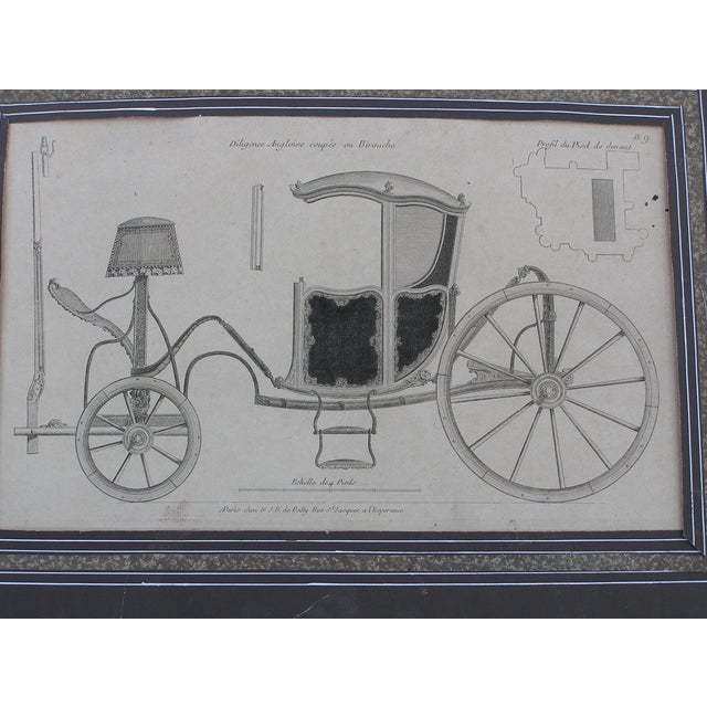 18th French Baroque Engraving Horse Carriage, Jacques l'Esperance Co. Equestrian, Engineering, Architectural For Sale - Image 6 of 8